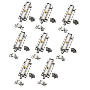 8Pcs Antitheft Security Button Lock Door Hardware Spring Door Latches Thickened Door Locks Spring Latches Safety Lock