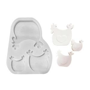 Hen Silicones Mould Ornament Molds Chicken Molds Animals Casting Mould Epoxy Resin Molds Craft Supplies