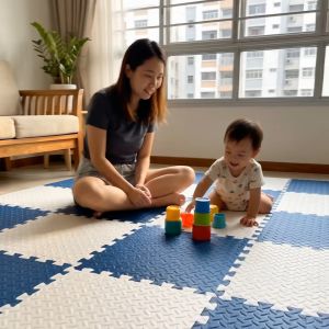 Floor mat for Kids Baby Play mat EVA Interlocking Foam Floor Tiles for Home Gym Mat for Workout Equipment