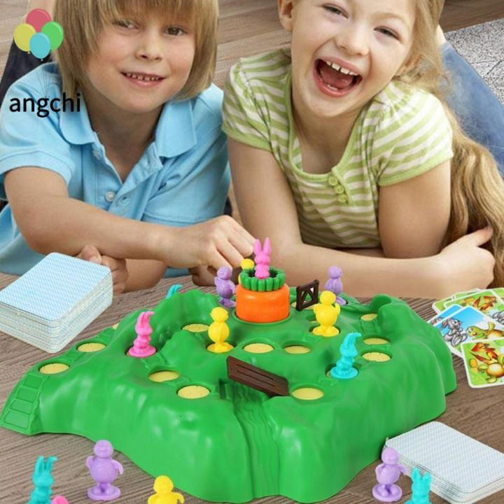 ANGCHI Educational Rabbit Trap Game Bunny Country Competitive Trap ...