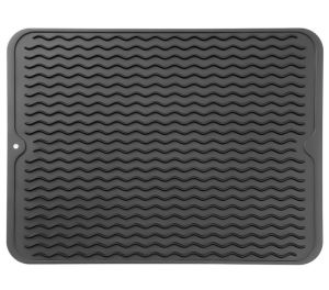 ✨Dish draining mat water mat heat-resistant non-slip mat 3-in-1 heat-resistant waterproof for use in the kitchen/bathroom/balcony