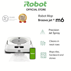 iRobot™ Braava jet™ m6 Wi-Fi® Connected Robot Mop (White)