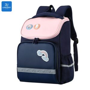 （IN STOCK) LORDWEY | Protective Back Protector Childrens Schoolbag - Cartoon Style Backpack - Reduces Back Strain Lightweight Large Capacity Double Shoulder Strap - Suitable for Students in Grades 1-3-6