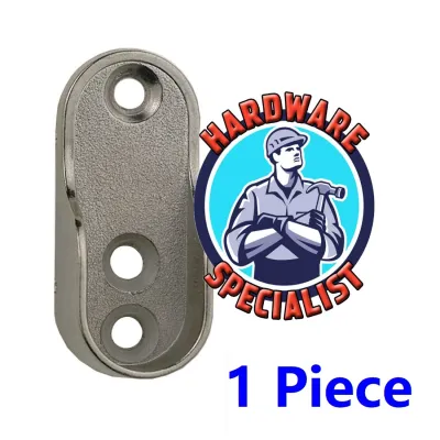 Hardware Specialist Wardrobe Hanging Rail Oval Support Bracket