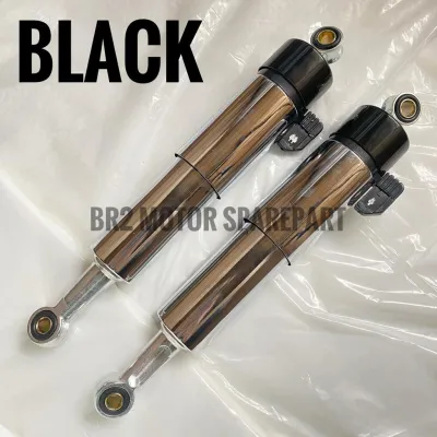 Honda EX5 Dream Rear Absorber Set Absober Ramp Set Monoshock Mono Shock Chrome Black Belakang Set EX5 High Power Lama HP