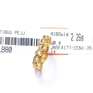 JIN JING CINCIN DESIGN PADU SIZE 11-21 EMAS 916 2G UP
