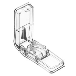 LINSBAYWU Portable with Blade Guard Safety Shield Pill Case Storage Tablet Divider Mini Pill Splitter for Small or Large Multiple Pill Cutter