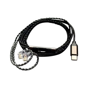 CCA JT2 Digital Decoding Headphone Cable Oxygen-Free Copper Braided Upgraded Cable C/H Pin Type C Plug Replaceable Cable