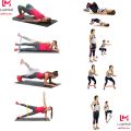 Dây miniband, dây đàn hồi kháng lực tập cơ mông đùi, Bộ 5 Dây Đàn Hồi Tập Yoga, Dây Kháng Lực Tập Gym, Dây Đàn Hồi Tập Thể Dục - Hàng Chính Hãng miDoctor. 