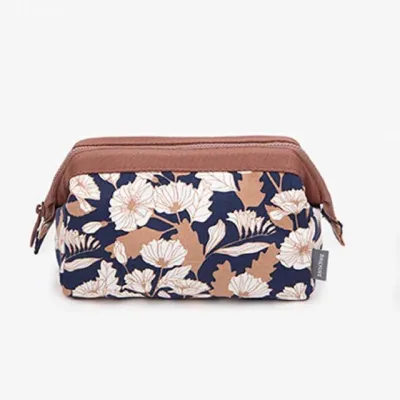 Travel Cosmetic Makeup Clutch Bag Case Pouch Nylon Zipper Carry On Bag