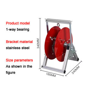 Wire Laying Rack Stainless Steel Frame Thickened Aluminum Alloy BV Line Winding Tool Cable Reel