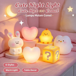 Mini Lamp LED Cartoon Bedside Sleeping LED Night Light Cute Pet Night Light Bedhead Ornament