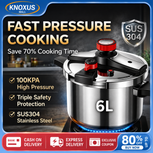 Germany 304 Stainless Steel High -Pressure Cooker Gas Electromagnetic Cooker Household High Pressure Cooker