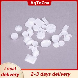[COD] AqToCna Ship within 24 hours 33pcs Mini Dollhouse Miniature Kitchen utensils dish plate tableware Toys