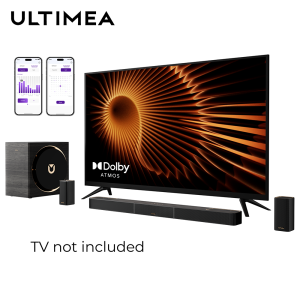 ULTIMEA ระบบโฮมเธียเตอร์ Skywave X70 Soundbar Dolby Atmos 7.1.4ชาแนล ระบบโฮมเธียเตอร์ พร้อมซับวูฟเฟอร์ 10 " รีโมทคอนโทรล