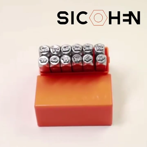 9Pcs Leather Punches Embossing Tool 3mm Metal Moon Star Sun Stamper Punching Tool For Leather Engraving Making