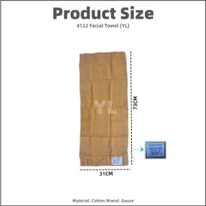 【i.Rumah】Japanese Style Pure Cotton Gauze Towel Solid Color Baby Soft Skin-Friendly Bath Towel Super Soft Absorbent Cotton