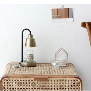 【Local shipment】Candle Warmer wax melt remote adjust brightness creative bedside lamp aromatherapy halogen yankee lampu upgraded version new Malaysia 3 Pin Plug Dimmable Adjustable European Style Desk Decoration
