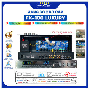 [  Tặng dây canon ra hoa sen ] Vang Số FX100 Luxury cao cấp  Chống Hú FBX Âm Thanh Chuyên Nghiệp Dành Cho Karaoke gia đình  sự kiện  hội nghị