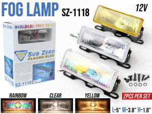 Sub Zero Car Foglamp Fog light SZ-1118 12V Rectangle 2pcs/set