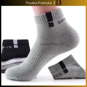 Kaos Kaki Olahraga Pendek Bahan Katun PE 3/4 DIbawah Betis Untuk Pria dan Wanita