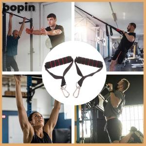 Bopin D-ring kim loại phòng tập thể dục xử lý Grip Workout Heavy Duty Cáp máy xử lý với Hook cho yoga tập thể dục Workout Power Bands phòng tập thể dục