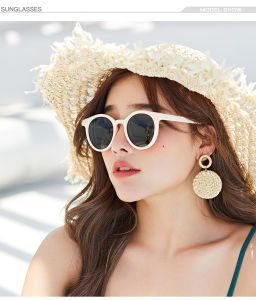 Atdiva Kacamata Retro Versi Terbaru Pria Wanita Korean Style Frame Bulat