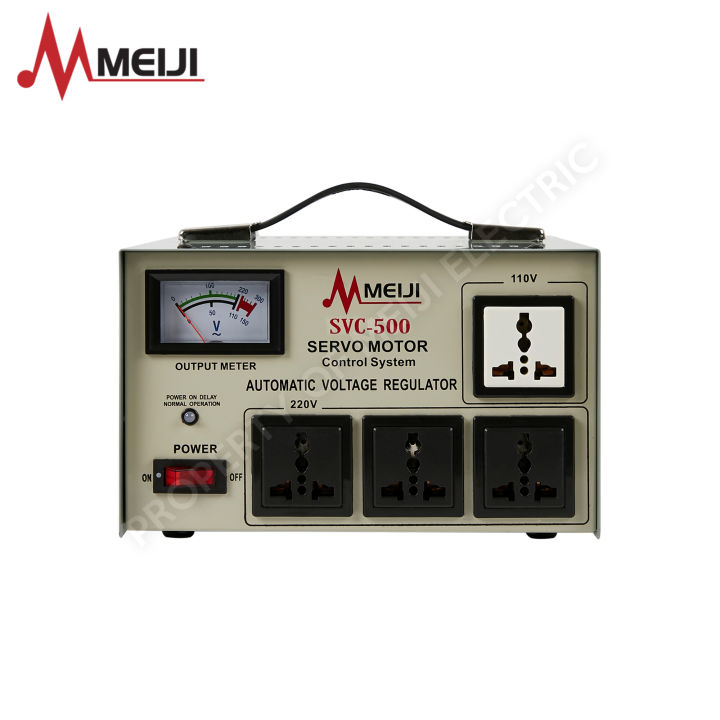 Automatic Voltage Regulator AVR [Meiji AVR Servo Motor Type 500W] SVC ...