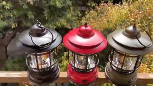 【SG 🚚】Travel Outdoor USB Rechargeable LED Camping Light Warm Light Portable Camping Lamp