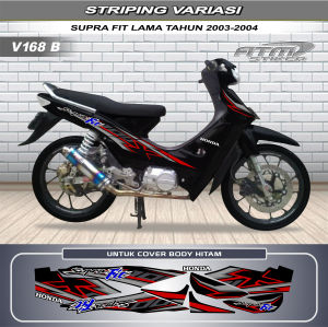 Striping variasi honda supra fit lama tahun 2003-2005