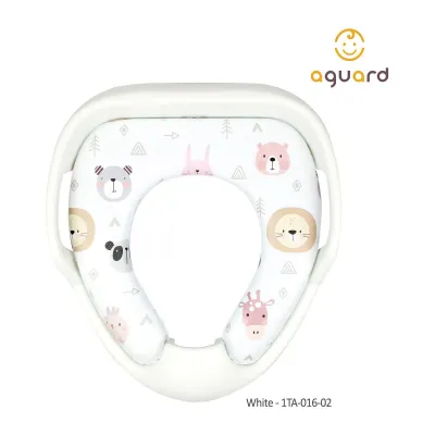 aguard Toilet Seat Cover With Handle White