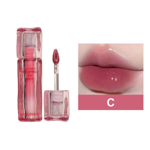 Lip Glaze Water Gloss yang Melembabkan Lip Gloss Bening Lipstik Kaca Cermin Wajah Lip Glaze-🌹Tamia