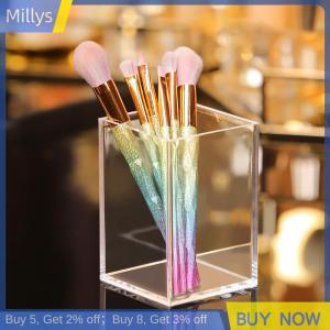 Millys Make up Organizer nhựa trang điểm bàn chải nồi lưu trữ Acrylic cho mỹ phẩm chủ bàn mỹ phẩm lưu trữ container