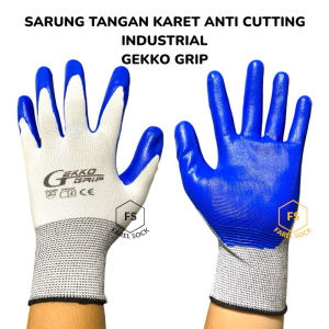 Gekko Grip Sarung Tangan Palmfit Proyek Anti Slip I Sarung Tangan Karet | Sarung tangan Latex Plamfit