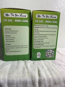 Combo 4 hộp trà túi lọc cà gai leo đinh lăng Bảo Khang trà cà gai leo đinh lăng cho người mất ngủ thanh nhiệt mát gan giúp ngủ ngon
