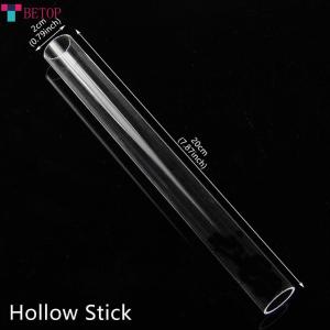 Teabelle  Clay Modeling Tool Mud Pressing Plate Transparent Acrylic Round Tube Roller Soft Plasticine Polymer Rubbing Plates Practical Pottery Tool Craft Accessories