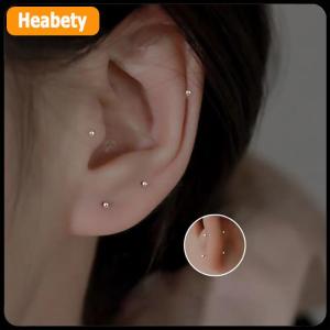 【2-3 ngày giao hàng】 1 cặp thời trang hợp thời trang mini Zircon Stud Bông tai cho phụ nữ cô gái hàng ngày hình học Bông tai nhỏ tai xương Nail trang sức phụ kiện
