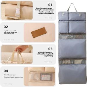 New Elegant Large Capacity Luggage Organizer Bag with Multi-Pocket Design