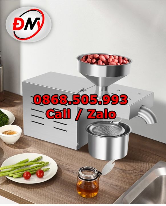 Máy ép dầu lạc mini chuyên dùng cho gia đình - Máy ép dầu lạc đậu phộng gia đình