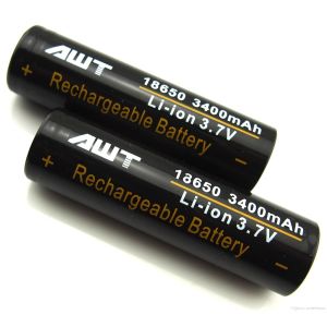 Original AWT 18650 Battery 3400mAh 40A High Drain Rechargeable Batteries for Torch Light and Electronic Device & Toy can COD