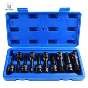 Durable Impact Hex Socket Bit with Extended Length for Hard-to-Reach Fasteners and Power Tools
