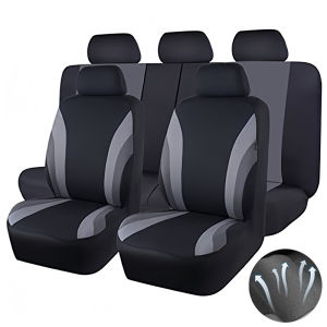 Car Seat Covers For Toyota Honda MG Mitsubishi Hyundai Ford Kia Suzuki Full Set Car Seat Protector Tire Pattern