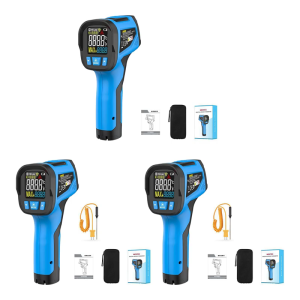 Not Contact Thermometers With K Type Probe and 0.5s Response Time Cooking Automotive HVAC Use