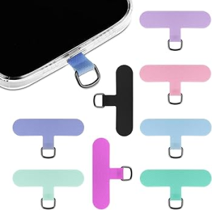 JS SHOP Phone Lanyard Patch Tether Tabs for Phone Reusable Phone Lanyard Attachment for Phone Strap