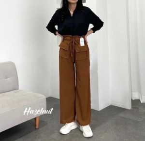 ( PROMO ) KULOT SAKU CRINKLE AIRFLOW PREMIUM JUMBO / CELANA KULOT WANITA CRINGKEL / CULLOTE LOOSE PANT HIGH WAIST / CELANA KULOT RAYON CRINCLE / BAWAHAN WANITA VIRAL KEKINIAN TERBARU 2023 TERMURAH / BISA COD