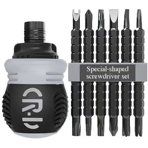 【SKIT】13 in 1 Precision Screw Driver Set Labor-Saving Double-Ended Ratchet Philip Star 13IN1 Screw Driver Screwdriver Set Magnetic Telescopic Labor Saving Screw Driver Multifunction CRV High Quality Screwdriver Set Mini Repair Tools
