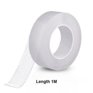 COD🔮🔮Băng keo hai mặt Nano lưới dày 1 mm Vật liệu Acrylic Nano có thể giặt được tái sử dụng tự dính