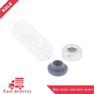 [COD] 10 Pack 5 10 20ml Sealed Sample Vials Transparent Glass Vials With Self Healing Injection Port