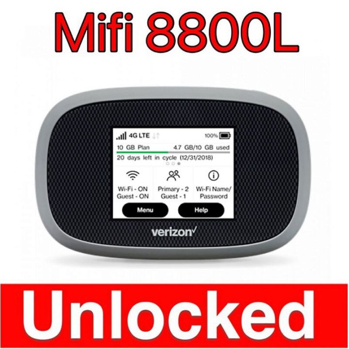 Verizon Jetpack MiFi 8800L Global LTE Mobile Hotspot(Sim card not
