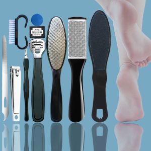 10Pcs Foot File Callus Remover Set Foot Care Portable Foot Care Set Stainless Foot Rasp Dead Skin Remover